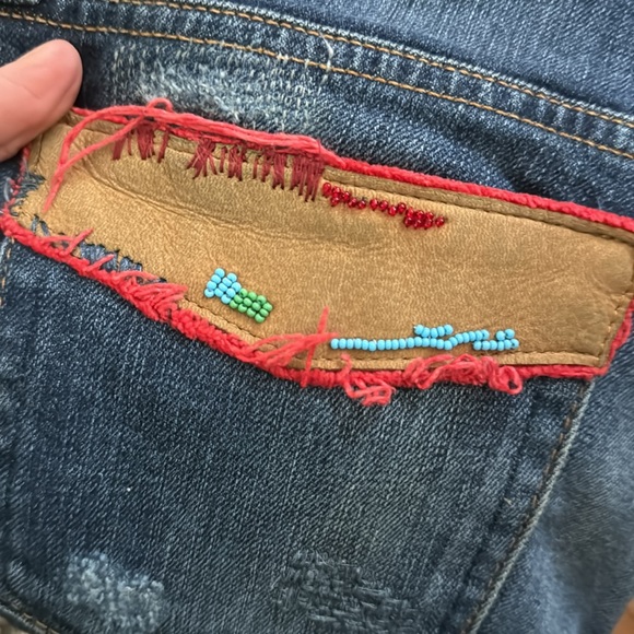 Ralph Lauren Distressed Boho Jeans - Picture 4 of 8